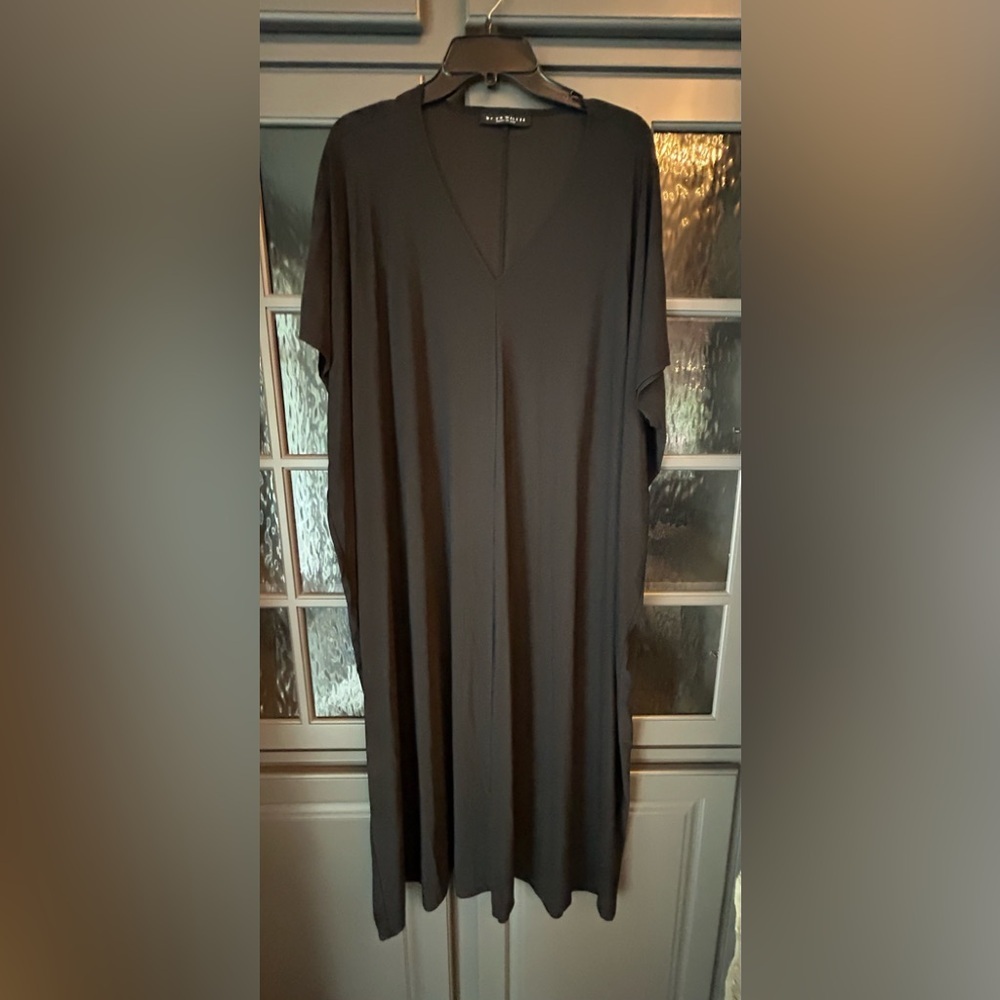 Bryn Walker Jersey Black Caftan Style Maxi Dress